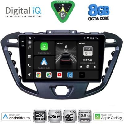 AIN-139805 - Digital iQ - DIGITAL IQ BXF 11177_CPAA (9inc) MULTIMEDIA TABLET for FORD TRANSIT CUSTOM | TOURNEO CUSTOM mod. 2013-2019 - ALL IN POINT - LEFKELIS.GR