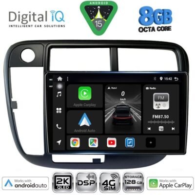 AIN-139667 - Digital iQ - DIGITAL IQ BXF 11186_CPAA CLIMA (9inc) MULTIMEDIA TABLET for HONDA CIVIC mod. 1995-2001 - ALL IN POINT - LEFKELIS.GR