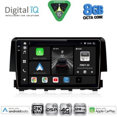 AIN-139809 - Digital iQ - DIGITAL IQ BXF 11191_CPAA (9inc) MULTIMEDIA TABLET for HONDA CIVIC mod. 2016> - ALL IN POINT - LEFKELIS.GR