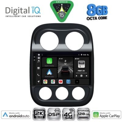 AIN-139588 - Digital iQ - DIGITAL IQ BXF 11277_CPAA (10inc) MULTIMEDIA TABLET for JEEP COMPASS - PATRIOT mod. 2007-2016 - ALL IN POINT - LEFKELIS.GR