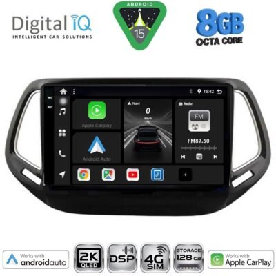 AIN-139587 - Digital iQ - DIGITAL IQ BXF 11278_CPAA (10inc) MULTIMEDIA TABLET for JEEP COMPASS mod. 2016-2021 - ALL IN POINT - LEFKELIS.GR