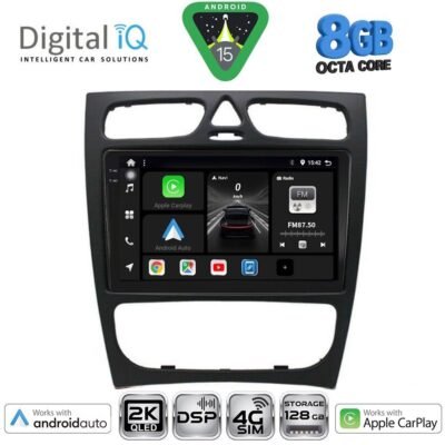AIN-139863 - Digital iQ - DIGITAL IQ BXF 11402_CPAA (9inc) MULTIMEDIA TABLET for MERCEDES C (W203) mod. 1999-2004 - ALL IN POINT - LEFKELIS.GR