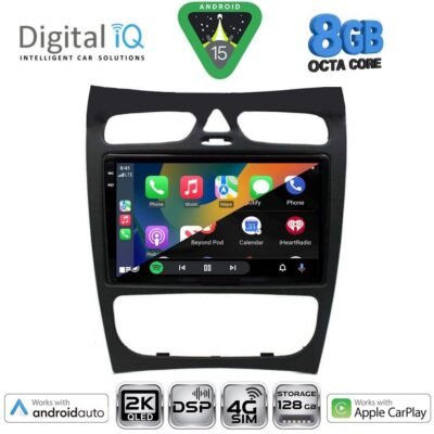 AIN-139717 - Digital iQ - DIGITAL IQ BXF 11406_CPAA (9inc) MULTIMEDIA TABLET for MERCEDES CLK (W209) mod. 2000-2004 - ALL IN POINT - LEFKELIS.GR