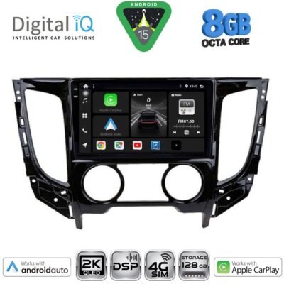 AIN-139874 - Digital iQ - DIGITAL IQ BXF 11437_CPAA A/C (9inc) MULTIMEDIA TABLET for MITSUBISHI L200 mod. 2015> με A/C - ALL IN POINT - LEFKELIS.GR