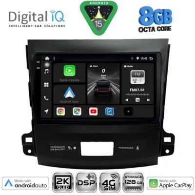 AIN-139777 - Digital iQ - DIGITAL IQ BXF 11442_CPAA (9inc) MULTIMEDIA TABLET for CITROEN C-CROSSER | MITSUBISHI OUTLANDER | PEUGEOT 4007  mod. 2006-2012 - ALL IN POINT - LEFKELIS.GR