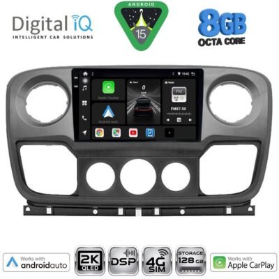 AIN-139564 - Digital iQ - DIGITAL IQ BXF 11463_CPAA (10inc) MULTIMEDIA TABLET for NISSAN NV400 - OPEL MOVANO - RENAULT MASTER mod. 2010-2020 - ALL IN POINT - LEFKELIS.GR