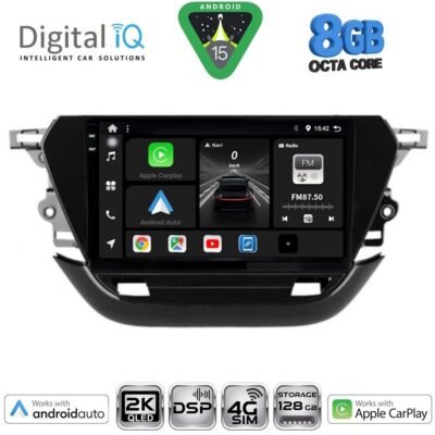 AIN-139705 - Digital iQ - DIGITAL IQ BXF 11487_CPAA (9inc) MULTIMEDIA TABLET for OPEL CORSA F mod. 2021> - ALL IN POINT - LEFKELIS.GR
