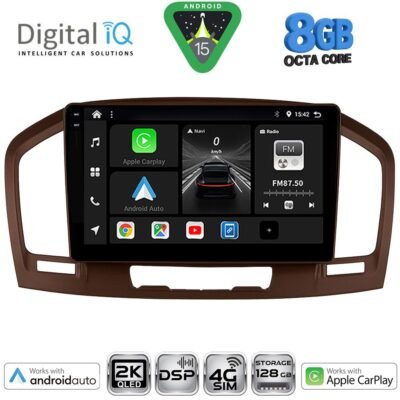 AIN-160104 - Digital iQ - DIGITAL IQ BXF 11491BR_CPAA (9inc) MULTIMEDIA TABLET for OPEL INSIGNIA  mod.2008-2013 (BROWN) - ALL IN POINT - LEFKELIS.GR