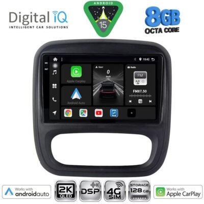 AIN-139960 - Digital iQ - DIGITAL IQ BXF 11499_CPAA (9inc) MULTIMEDIA TABLET for OPEL VIVARO – RENAULT TRAFIC – FIAT TALENDO – NISSAN NV 300 mod. 2014> - ALL IN POINT - LEFKELIS.GR