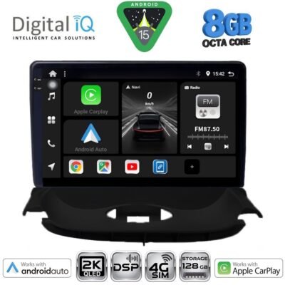 AIN-139697 - Digital iQ - DIGITAL IQ BXF 11505_CPAA (9inc) MULTIMEDIA TABLET for PEUGEOT 206 mod. 1998-2006 - ALL IN POINT - LEFKELIS.GR