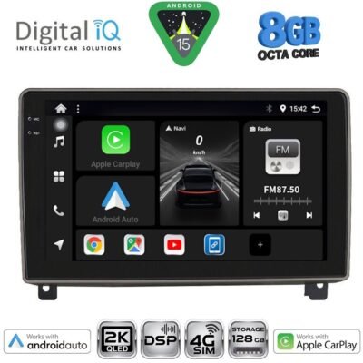 AIN-139730 - Digital iQ - DIGITAL IQ BXF 11517_CPAA (9inc) MULTIMEDIA TABLET for PEUGEOT 407 mod. 2004-2011 - ALL IN POINT - LEFKELIS.GR