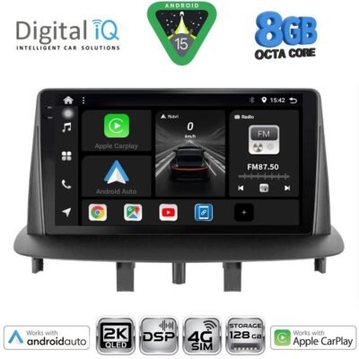 AIN-153607 - Digital iQ - DIGITAL IQ BXF 11556_CPAA (9inc) MULTIMEDIA TABLET for RENAULT MEGANE 3 mod. 2009-2016 - ALL IN POINT - LEFKELIS.GR