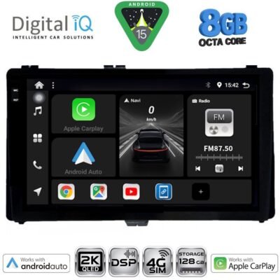AIN-139714 - Digital iQ - DIGITAL IQ BXF 11703_CPAA (9inc) MULTIMEDIA TABLET for TOYOTA AURIS mod. 2015> – AYGO X mod. 2022> – COROLLA mod. 2017-2019 - ALL IN POINT - LEFKELIS.GR