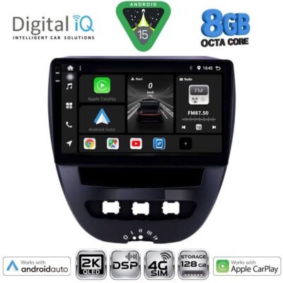 AIN-139532 - Digital iQ - DIGITAL IQ BXF 11707_CPAA (10inc) MULTIMEDIA TABLET for CITROEN C1-PEUGEOT 107-TOYOTA AYGO mod. 2005-2014 - ALL IN POINT - LEFKELIS.GR