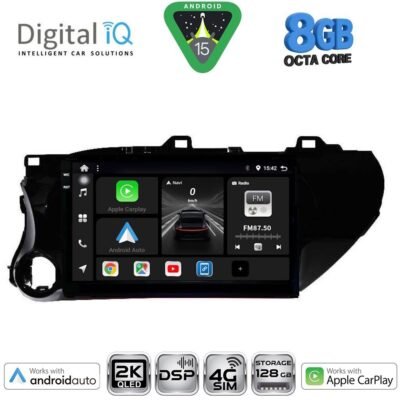AIN-139527 - Digital iQ - DIGITAL IQ BXF 11721_CPAA (10inc) MULTIMEDIA TABLET for TOYOTA HILUX mod. 2017> - ALL IN POINT - LEFKELIS.GR