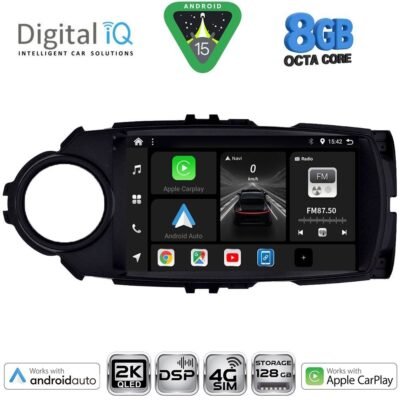 AIN-139633 - Digital iQ - DIGITAL IQ BXF 11737FL_CPAA (9inc) MULTIMEDIA TABLET for TOYOTA YARIS mod. 2015-2020 - ALL IN POINT - LEFKELIS.GR