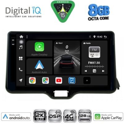 AIN-139522 - Digital iQ - DIGITAL IQ BXF 11738_CPAA (10inc) MULTIMEDIA TABLET for TOYOTA YARIS mod. 2020> - MAZDA 2 mod. 2023> - ALL IN POINT - LEFKELIS.GR