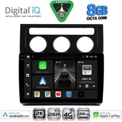 AIN-139512 - Digital iQ - DIGITAL IQ BXF 11767_CPAA CLIMA (10inc) MULTIMEDIA TABLET for VW TOURAN mod. 2003-2010 - ALL IN POINT - LEFKELIS.GR