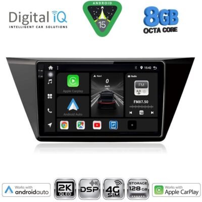 AIN-139510 - Digital iQ - DIGITAL IQ BXF 11769_CPAA (10inc) MULTIMEDIA TABLET for VW TOURAN mod. 2016> - ALL IN POINT - LEFKELIS.GR
