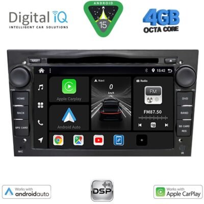 AIN-156815 - Digital iQ - DIGITAL IQ BXF 619BL_CPAA (7" DVD) MULTIMEDIA SYSTEM for OPEL ALL mod. 2004-2012 (GLOSS BLACK) - ALL IN POINT - LEFKELIS.GR