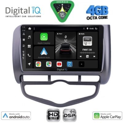 AIN-121202 - Digital iQ - DIGITAL IQ BXF 6210_CPAA CLIMA (9inc) MULTIMEDIA TABLET for HONDA JAZZ mod. 2002-2008 - ALL IN POINT - LEFKELIS.GR