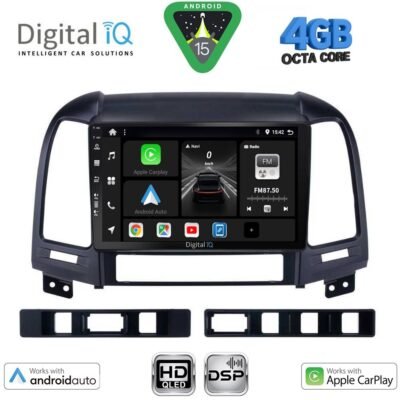 AIN-121156 - Digital iQ - DIGITAL IQ BXF 6239_CPAA (9inc) MULTIMEDIA TABLET for HYUNDAI SANTA FE  mod. 2005-2013 - ALL IN POINT - LEFKELIS.GR