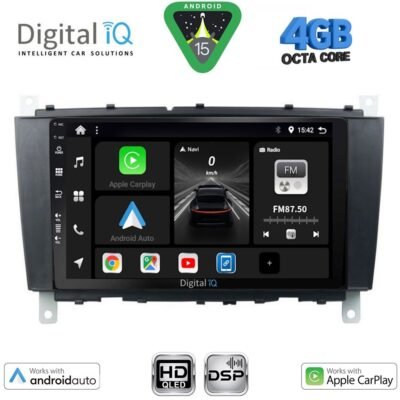 AIN-128802 - Digital iQ - DIGITAL IQ BXF 6403_CPAA (8inc) MULTIMEDIA TABLET for MERCEDES C – CLK (W203-209) mod. 2004-2008 - ALL IN POINT - LEFKELIS.GR