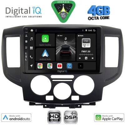 AIN-150419 - Digital iQ - DIGITAL IQ BXF 6458BL_CPAA (9inc) MULTIMEDIA TABLET for NISSAN NV 200 mod. 2009> (BLACK) - ALL IN POINT - LEFKELIS.GR