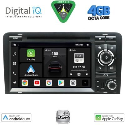 AIN-118577 - Digital iQ - DIGITAL IQ BXF 649_CPAA (7" DVD) MULTIMEDIA SYSTEM for AUDI A3 mod. 2003-2012 - ALL IN POINT - LEFKELIS.GR