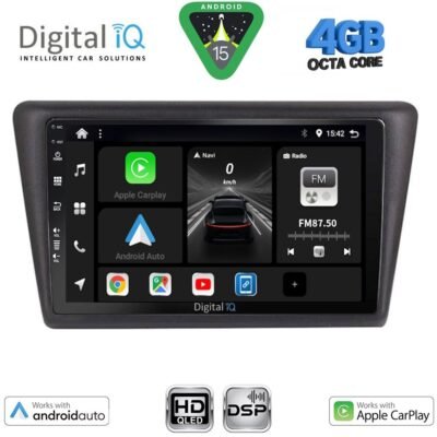 AIN-120988 - Digital iQ - DIGITAL IQ BXF 6600_CPAA (9inc) MULTIMEDIA TABLET for SKODA RAPID SPACEBACK mod. 2014> - ALL IN POINT - LEFKELIS.GR