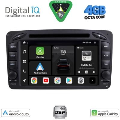 AIN-130778 - Digital iQ - DIGITAL IQ BXF 671_CPAA (7'' DVD) MULTIMEDIA SYSTEM for MERCEDES C (W203) mod. 1999-2004 - ALL IN POINT - LEFKELIS.GR