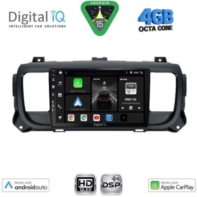 AIN-121091 - Digital iQ - DIGITAL IQ BXF 6729_CPAA (9inc) MULTIMEDIA TABLET for CITROEN JUMPY-SPACETOURER – PEUGEOT EXPERT-TRAVELLER – TOYOTA PROACE mod.2016> - ALL IN POINT - LEFKELIS.GR