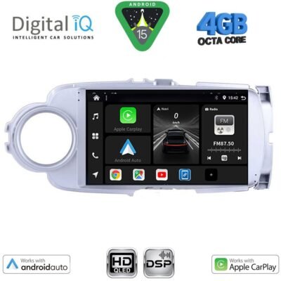 AIN-121221 - Digital iQ - DIGITAL IQ BXF 6737SL_CPAA (9inc) MULTIMEDIA TABLET for TOYOTA YARIS mod. 2011-2015 (SILVER) - ALL IN POINT - LEFKELIS.GR