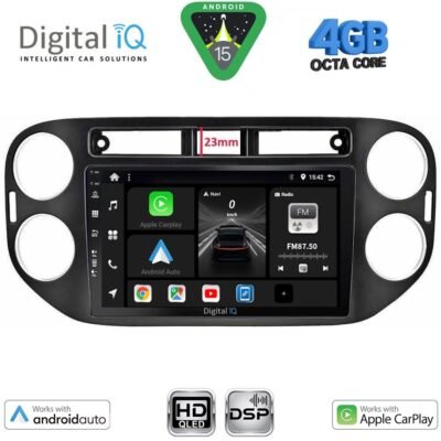 AIN-154850 - Digital iQ - DIGITAL IQ BXF 6760BL_CPAA (9inc) MULTIMEDIA TABLET for VW TIGUAN mod. 2011-2016 (BLACK) - ALL IN POINT - LEFKELIS.GR