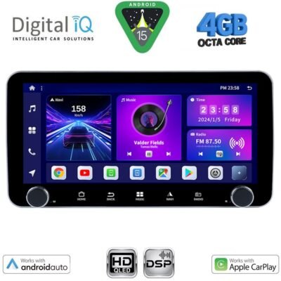 AIN-156418 - Digital iQ - DIGITAL IQ BXF 6955_CPAA (10.33'' DIN) MULTIMEDIA TABLET 1DIN with 4G SIM - ALL IN POINT - LEFKELIS.GR