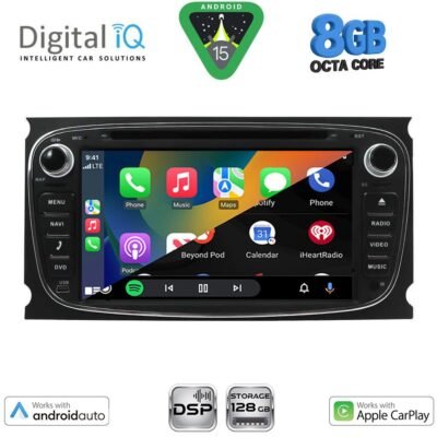 AIN-135015 - Digital iQ - DIGITAL IQ BXF 703B_CPAA (7'' DECK) MULTIMEDIA SYSTEM for FORD mod. 2007-2011 - ALL IN POINT - LEFKELIS.GR