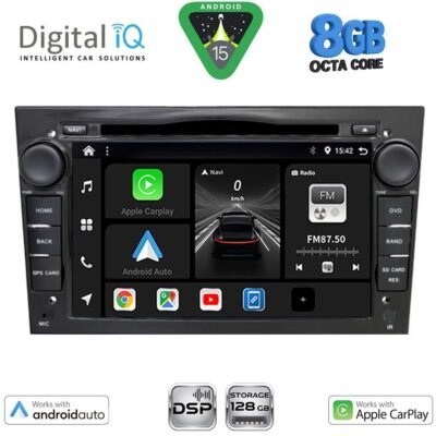 AIN-156812 - Digital iQ - DIGITAL IQ BXF 719BL_CPAA (7" DVD) MULTIMEDIA SYSTEM for OPEL ALL mod. 2004-2012 (GLOSS BLACK) - ALL IN POINT - LEFKELIS.GR