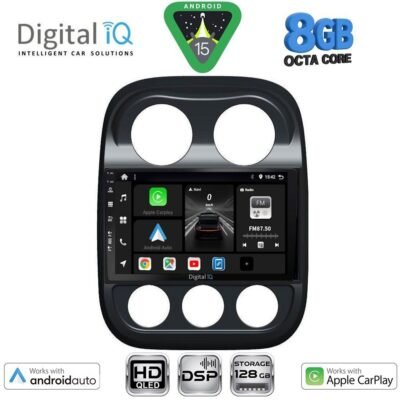 AIN-125501 - Digital iQ - DIGITAL IQ BXF 7277_CPAA (10inc) MULTIMEDIA TABLET for JEEP COMPASS - PATRIOT mod. 2007-2016 - ALL IN POINT - LEFKELIS.GR