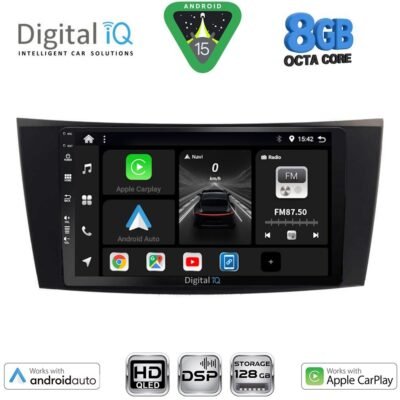 AIN-134408 - Digital iQ - DIGITAL IQ BXF 7407_CPAA (8inc) MULTIMEDIA TABLET for MERCEDES E W211 – CLS mod. 2003-2009 - ALL IN POINT - LEFKELIS.GR