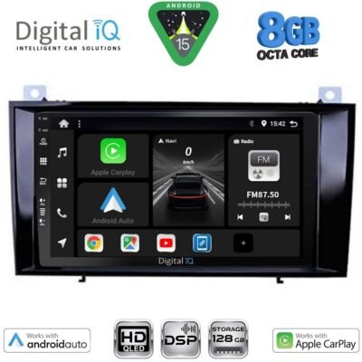 AIN-134416 - Digital iQ - DIGITAL IQ BXF 7428_CPAA (8inc) MULTIMEDIA TABLET for MERCEDES SLK R171 mod. 2004-2010 - ALL IN POINT - LEFKELIS.GR