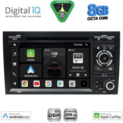 AIN-118583 - Digital iQ - DIGITAL IQ BXF 750_CPAA (7'' DVD) MULTIMEDIA SYSTEM for AUDI A4 mod. 2002-2008 - ALL IN POINT - LEFKELIS.GR