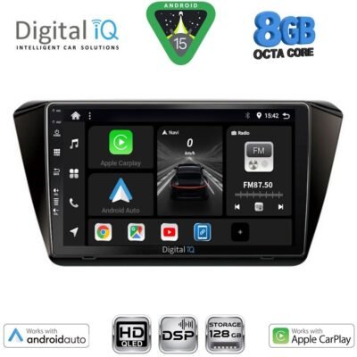 AIN-125481 - Digital iQ - DIGITAL IQ BXF 7605_CPAA (10inc) MULTIMEDIA TABLET for SKODA SUPERB mod. 2015> - ALL IN POINT - LEFKELIS.GR