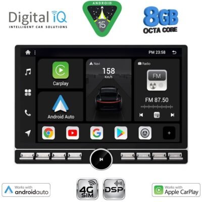 AIN-149837 - Digital iQ - DIGITAL IQ BXF 7950_CPAA (10.1'' DIN) MULTIMEDIA TABLET 1DIN with 4G SIM - ALL IN POINT - LEFKELIS.GR
