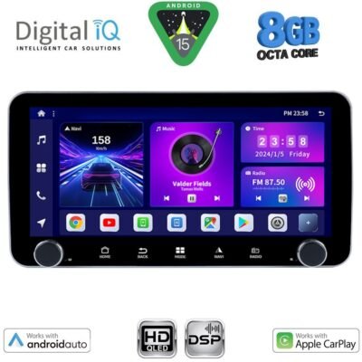 AIN-156427 - Digital iQ - DIGITAL IQ BXF 7955_CPAA (10.33'' DIN) MULTIMEDIA TABLET 1DIN with 4G SIM - ALL IN POINT - LEFKELIS.GR