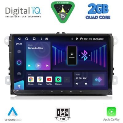 AIN-160002 - Digital iQ - DIGITAL IQ BXH 380_CPA (9' DECK) MULTIMEDIA SYSTEM for VW - SKODA - SEAT mod. 2004-2014 - ALL IN POINT - LEFKELIS.GR