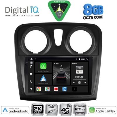 AIN-145913 - Digital iQ - DIGITAL IQ BXK 20108_CPAA (9inc) MULTIMEDIA TABLET for DACIA LOGAN – SANDERO mod. 2012-2019 - ALL IN POINT - LEFKELIS.GR