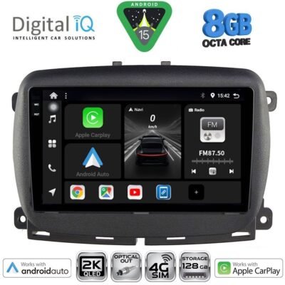 AIN-145962 - Digital iQ - DIGITAL IQ BXK 20131_CPAA (9inc) MULTIMEDIA TABLET for FIAT 500 mod. 2016> - ALL IN POINT - LEFKELIS.GR