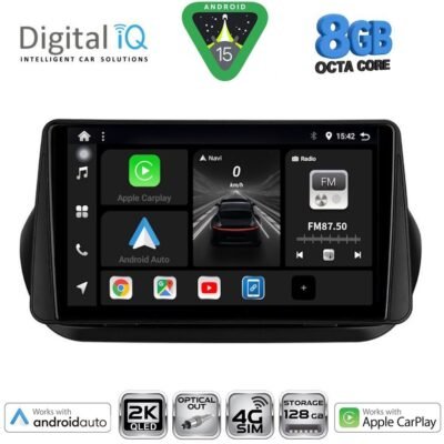 AIN-145958 - Digital iQ - DIGITAL IQ BXK 20142_CPAA (9inc) MULTIMEDIA TABLET for CITROEN – FIAT – PEUGEOT mod. 2008-2018 - ALL IN POINT - LEFKELIS.GR