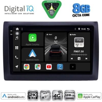 AIN-146030 - Digital iQ - DIGITAL IQ BXK 20145_CPAA (9inc) MULTIMEDIA TABLET for FIAT STILO mod. 2001-2007 - ALL IN POINT - LEFKELIS.GR