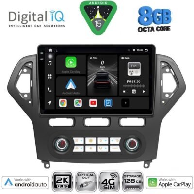 AIN-147605 - Digital iQ - DIGITAL IQ BXK 20162_CPAA CLIMA (10inc) MULTIMEDIA TABLET for FORD MONDEO mod. 2007-2011 - ALL IN POINT - LEFKELIS.GR